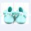 Wholesale baby girl fancy mint warm soft sole shoes