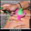 Hot sale Nail beauty tool Portable nail polish holder ring Silicone Nail Polish bottle holder