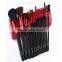 PU Leather Travel Cosmetic Brush Pen Holder Storage Empty Holder Makeup Artist Bag Brushes Organizer Make Up Tools 4 Color