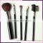 Colorful Leather Makeup Brush Cup Holder with brush sets
