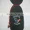 Christmas Holiday Velour Santa Wine Liquor Bottle Cover Bag Decoration
