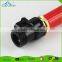 Retractable brass fitting expandable flexible garden water hose