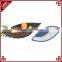 S.D Luxury leather gift packing basket for fruit, Festival gift basket