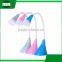 plastic foldable folding eye protection usb rechargeable touch sensor led study reading desk table night light lamp