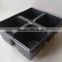 8 cell small black plastic seed tray insert trays, stock MOQ 10000pcs