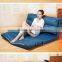 Relax Chair Floor Folding Sofa Cushion Five-positon Multiangle Couch in blue Color