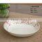 fine porcelain Dinner Plate, porcelain Dinner flat Plate, white with flowers