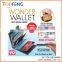 wonder wallet/magic wallet/clever wallet/RFID blocking wallet/security wallet