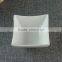 pure white ceramic square small sauce dish