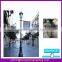 Spanish style antique cast iron street poles