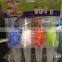 4 in 1 plastic ice mould with straw