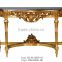 Classical European Style Marble Wood or Marble Top Antique Console Table