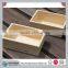 High Qualiy Handmade Natural Pine wooden food box without lid