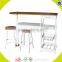 wholesale fashion kids wooden white cabinet high quality baby wooden storage W08D022