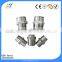 SS304 / SS316 Stainless Steel Hex Round External Male Screw Thread Fittings