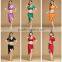 2-piece spandex belly dance lesson wears