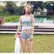 Fashion adult print swimwear cute beach wear sexy girl swimwear