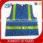 orange yellow safety vest with pvc tape