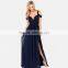 GZY 2015 off-shoulder comfortable fabric long dress red