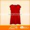 Girl Heart Jacquard Pattern Nice Red Zip Up Dress