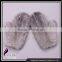 CX-A-60K Hand Knitted Elastic Genuine Women Mink Fur Gloves