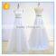 Chaozhou strapless a-line trailing wedding dress with beaded