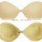 Strapless and backless invisible silicone bra