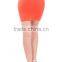 New Design Multiple Colors Available Ladies Stretch Fabric Basic Solid Color Mini Skirt