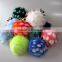 Myfur Real Fox Fur and Rex Rabbit Fur Ball Keychain Pineapple Fur Keychain