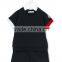 2017 new design custom summer kids color block tracksuit clothes set kids active wear baby clothes set