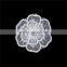 Polyester & Acrylic Patches DIY Scrapbooking Craft Flower White Custom Appliques