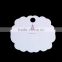 Paper Jewelry Display Card Cloud White Skirt Pattern 8cm(3 1/8") x 7cm(2 6/8"), 1 Piece