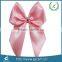 Silk screen printing new charming satin ribbon bow with polka dots