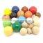 Quality Round Ball Decorations Custom Painted Wooden Bead Craft