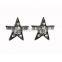 2016 Hot Sale Hiphop Earrings Star Shape Stud Diamond Body Jewelry Wholesale