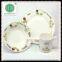 12pcs carton design porcelain kids dinnerware set
