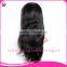 Unprocessed Real Virgin Hair Long Black Straight Hair Wig
