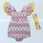 2017 new summer wing sleeveless baby suit,cartoon printing ,high quqlity , romper with headband from1 to 2 years