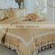 4 Pieces Plain Dyed Silk Cotton Satin Bed Sheet Set
