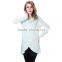 women's turtle-neck long sleeve sequin blouses