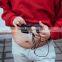 Adjustable Belt Fashion Dad BumBag Fake Hairy Belly Waist Pack Mens Fanny Dad Belly Bag