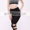 Cheap wholesale custom made S~XL quick dry blank black yoga capri leggings for women