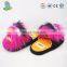 Fashion personality plush monster indoor winter Slippers