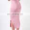 Wholesale Pink Jersey Long Maxi Skirt