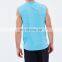 speckled blue heather tech muscle fitness singlets