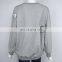 Ladies Sweatshirts Hole Cut Out Distressed Batwing Sleeve Sweater Sweatshirt