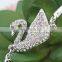 Austrian crystal bracelet Ballet swan silver bracelet
