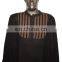 full sleeve short khadi yoga kurta, size : chest 46 x height 30 inches (medium).
