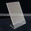 New design led PMMA menu card display stand plexiglass menu card display acrylic menu card holder