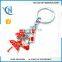 lovely flower Metal Charms Keychain